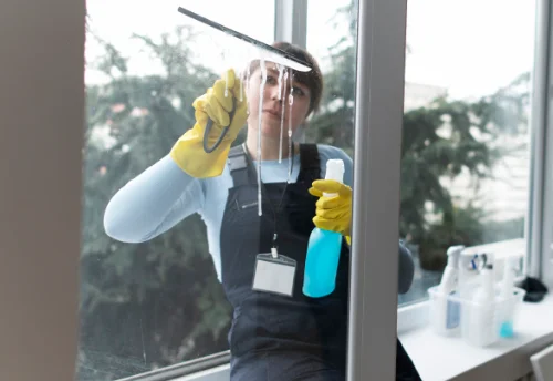 Nettoyage de vitres intérieures et extérieures à Estoublon